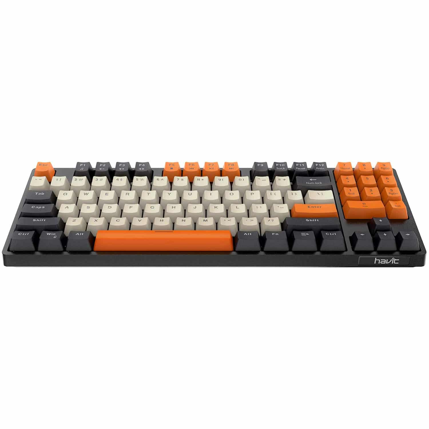 HAVIT KB487L TKL Gaming Mechanical Keyboard 89 Keys PBT Keycaps